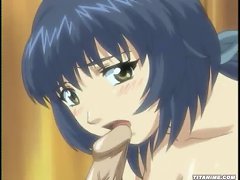Slutty Anime Teen With Grinds A Big Cock Between Her Huge Soft Juggs